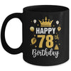 Happy 78th Birthday Idea For 78 Years Old Man And Woman Mug | teecentury