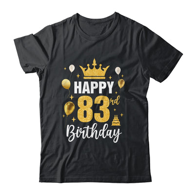 Happy 83rd Birthday Idea For 83 Years Old Man And Woman Shirt & Tank Top | teecentury
