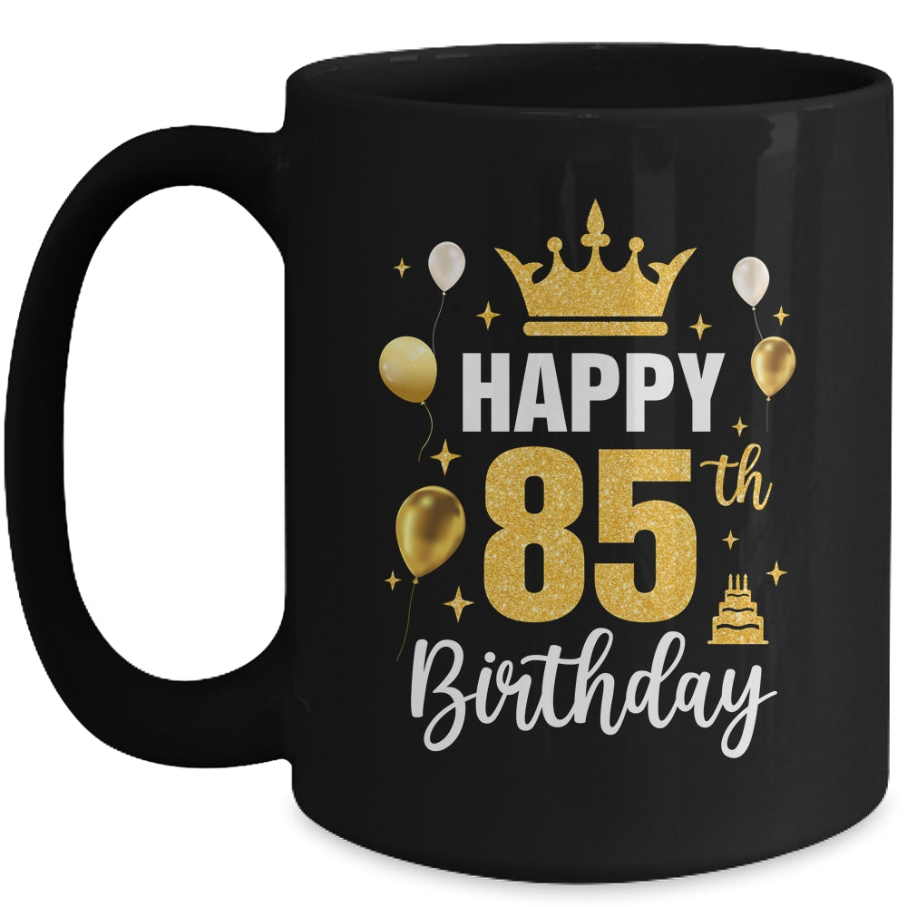 Happy 85th Birthday Idea For 85 Years Old Man And Woman Mug | teecentury