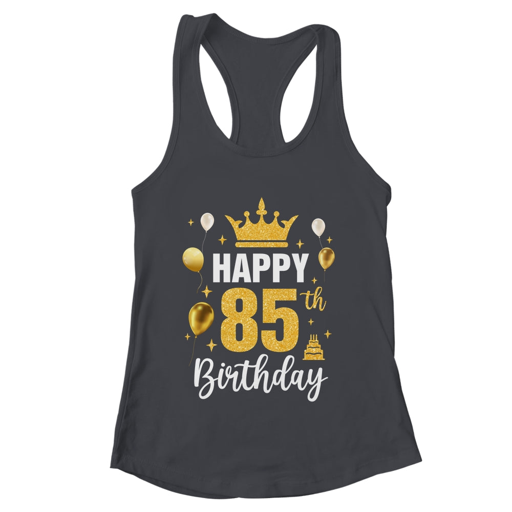 Happy 85th Birthday Idea For 85 Years Old Man And Woman Shirt & Tank Top | teecentury