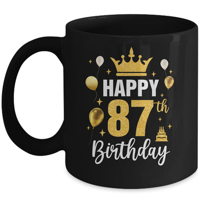 Happy 87th Birthday Idea For 87 Years Old Man And Woman Mug | teecentury