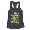 Happy 90th Birthday Idea For 90 Years Old Man And Woman Shirt & Tank Top | teecentury