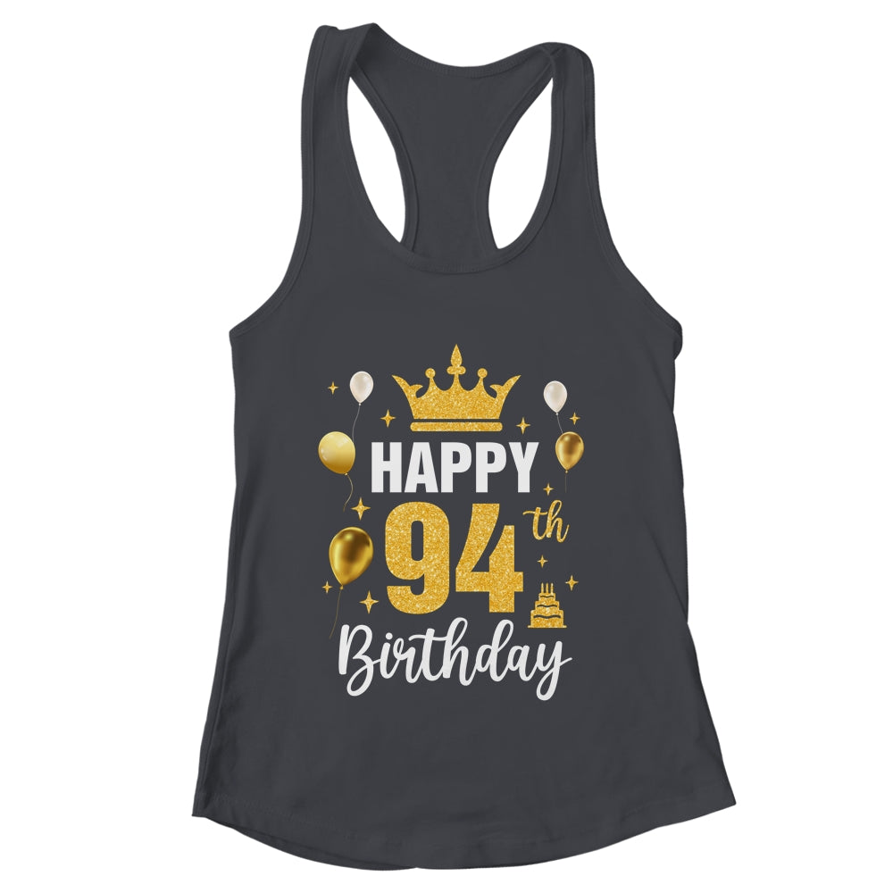 Happy 94th Birthday Idea For 94 Years Old Man And Woman Shirt & Tank Top | teecentury