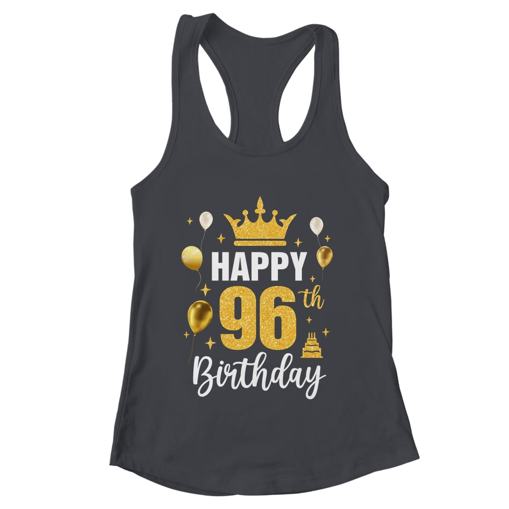 Happy 96th Birthday Idea For 96 Years Old Man And Woman Shirt & Tank Top | teecentury