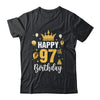 Happy 97th Birthday Idea For 97 Years Old Man And Woman Shirt & Tank Top | teecentury