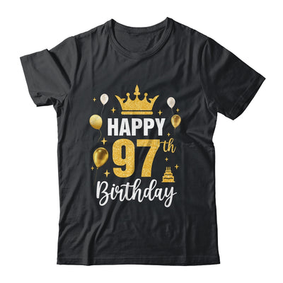 Happy 97th Birthday Idea For 97 Years Old Man And Woman Shirt & Tank Top | teecentury