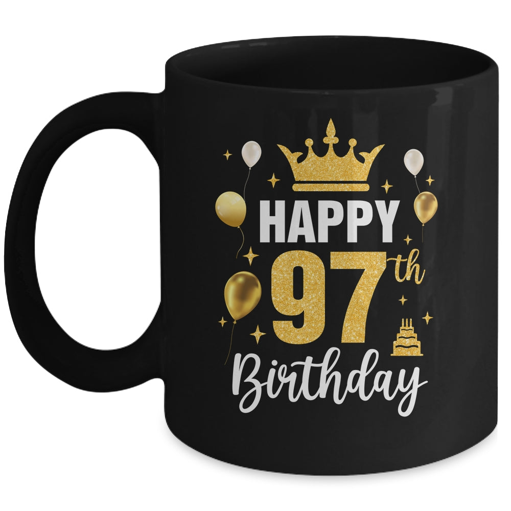 Happy 97th Birthday Idea For 97 Years Old Man And Woman Mug | teecentury
