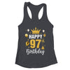 Happy 97th Birthday Idea For 97 Years Old Man And Woman Shirt & Tank Top | teecentury