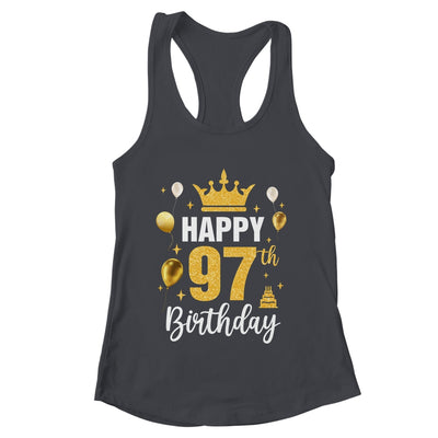 Happy 97th Birthday Idea For 97 Years Old Man And Woman Shirt & Tank Top | teecentury