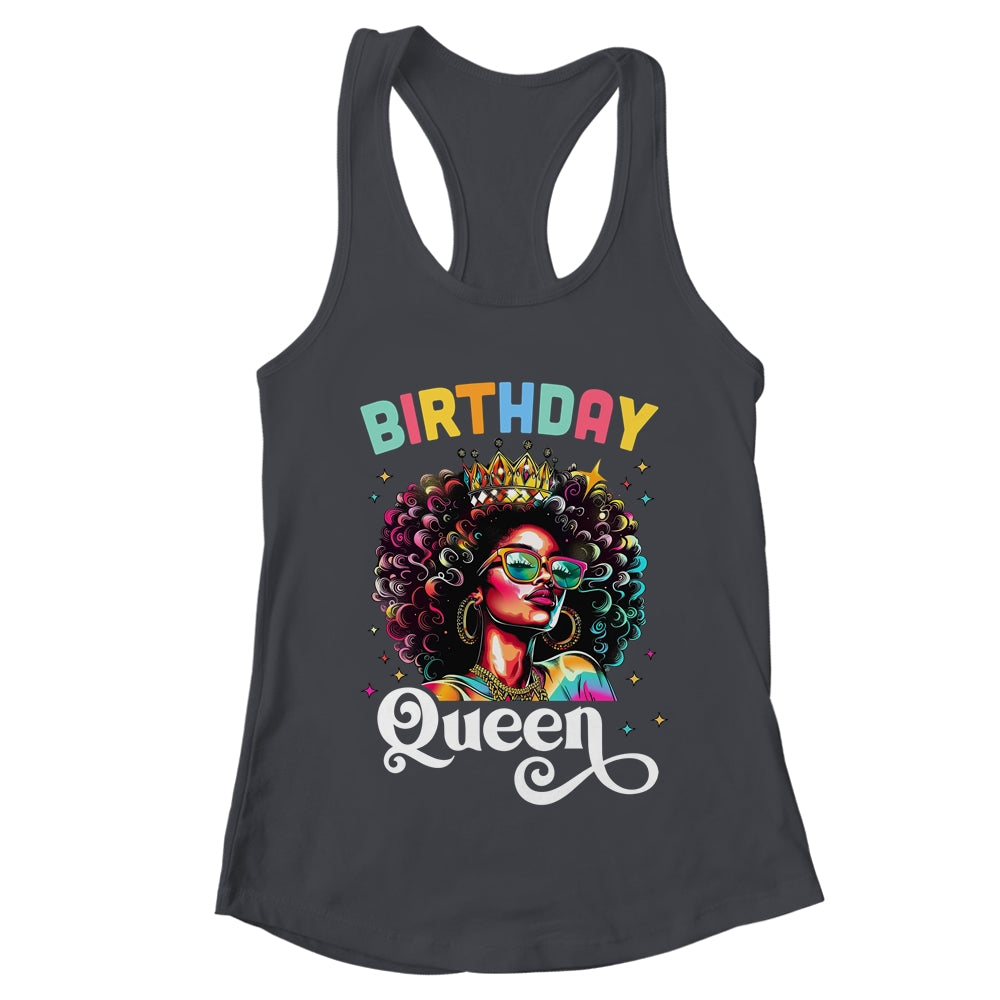 Happy Birthday African American Melanin Queen Birthday Queen Shirt & Tank Top | teecentury