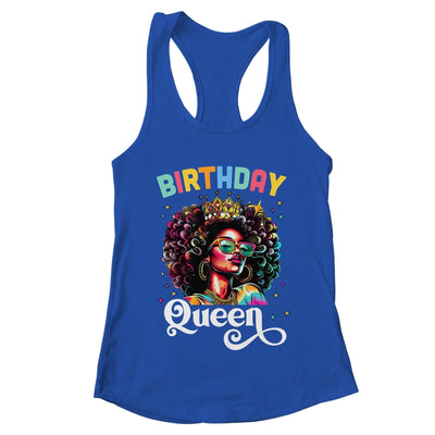 Happy Birthday African American Melanin Queen Birthday Queen Shirt & Tank Top | teecentury
