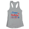Happy Birthday America Firework USA Flag 4th Of July Freedom Shirt & Tank Top | teecentury