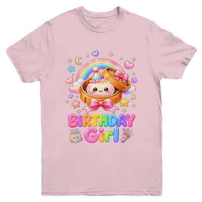 Happy Birthday Girl Kids Kawaii Dumpling Squishy Cute Family Youth Shirt | teecentury
