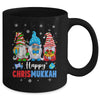 Happy Chrismukkah Gnomes Merry Christmas And Happy Hanukkah Mug | teecentury