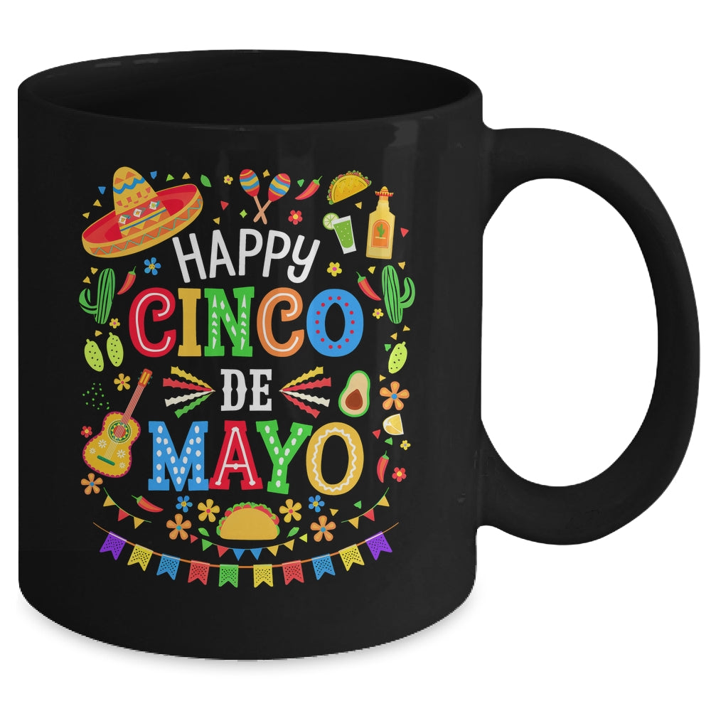 Happy Cinco De Mayo Fiesta Mexican Party 5 De Mayo Men Women Mug | teecentury