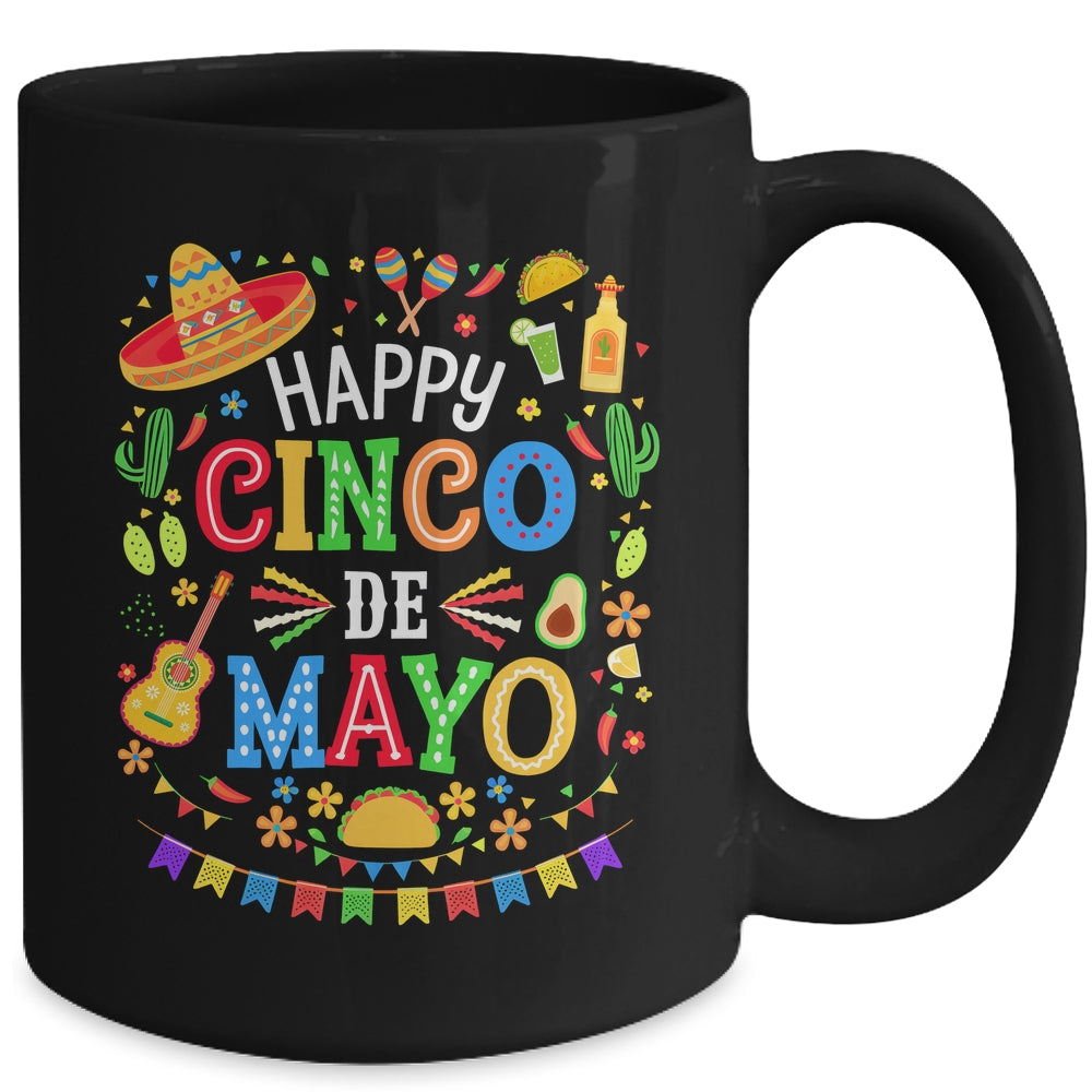 Happy Cinco De Mayo Fiesta Mexican Party 5 De Mayo Men Women Mug | teecentury