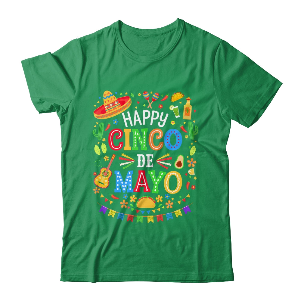 Happy Cinco De Mayo Fiesta Mexican Party 5 De Mayo Men Women Shirt & Hoodie | teecentury