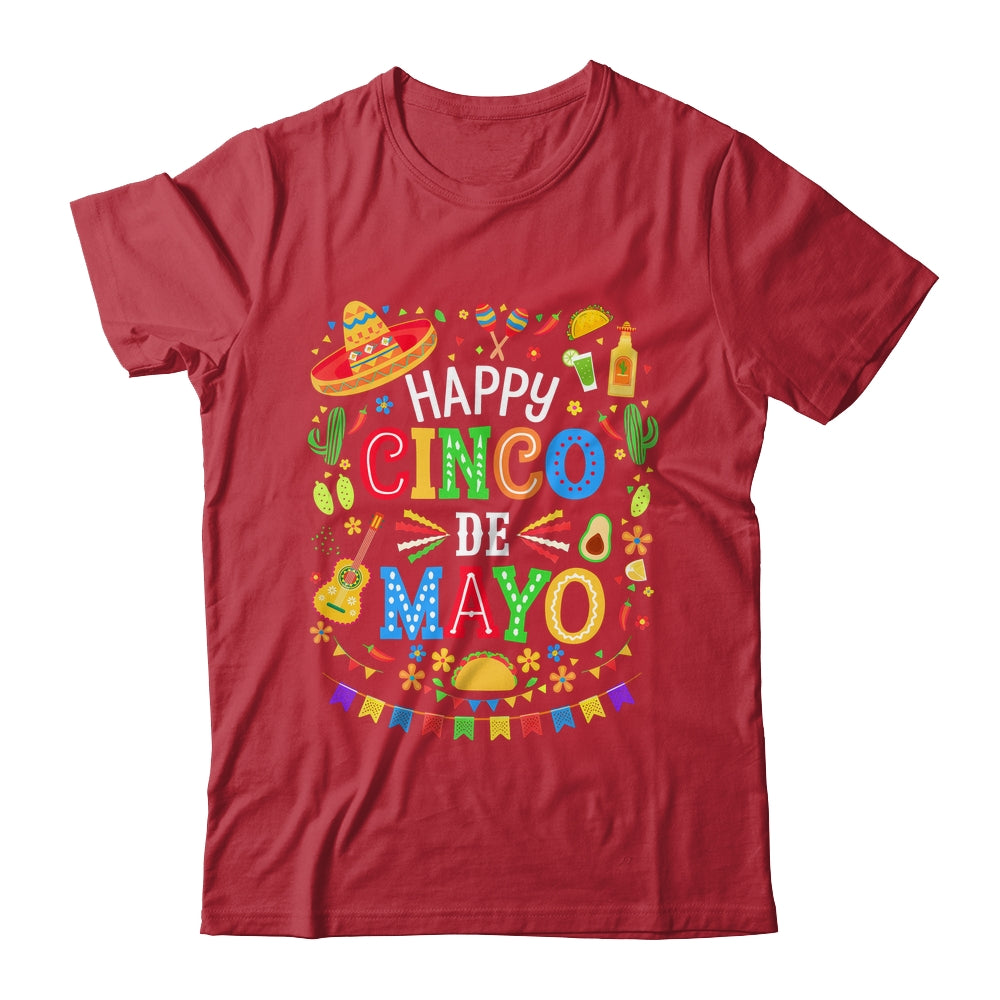 Happy Cinco De Mayo Fiesta Mexican Party 5 De Mayo Men Women Shirt & Hoodie | teecentury