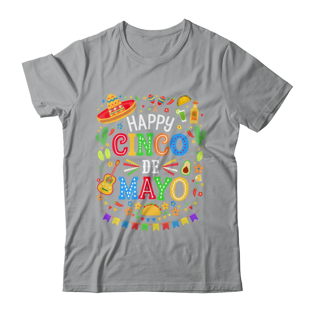 Happy Cinco De Mayo Fiesta Mexican Party 5 De Mayo Men Women Shirt & Hoodie | teecentury