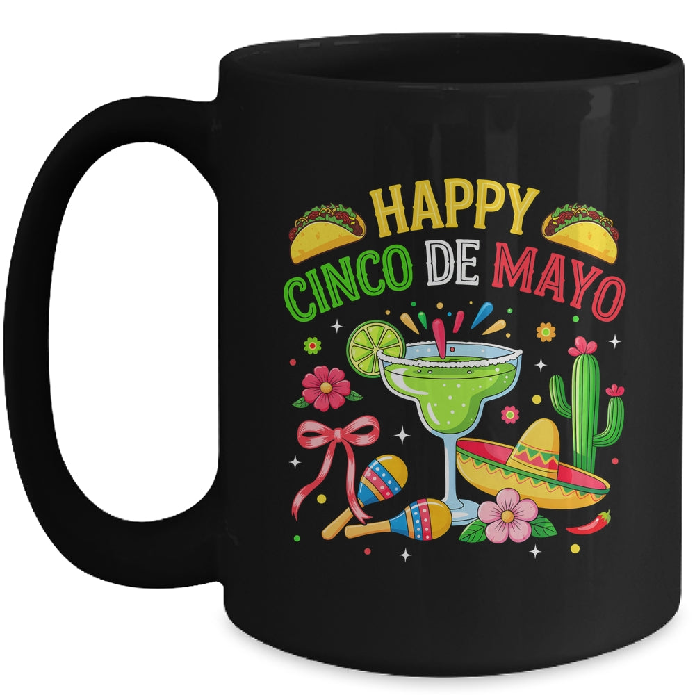 Happy Cinco De Mayo Fiesta Mexican Party Men Women Mug | teecentury
