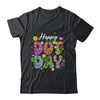 Happy Dot Day Hippie Flowers Groovy Teacher Kids Shirt & Hoodie | teecentury