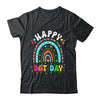 Happy Dot Day Rainbow Flowers Groovy Teacher Kids Shirt & Hoodie | teecentury