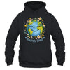 Happy Earth Day Cute Earth With Floral Earth Day 2024 Shirt & Tank Top | teecentury