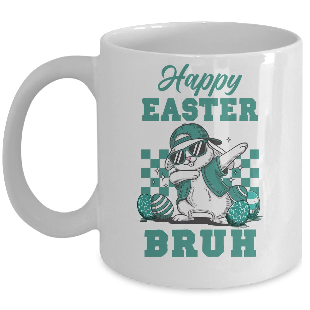 Happy Easter Bruh Bunny Dabbing Easter Kids Boys Girls Mug | teecentury