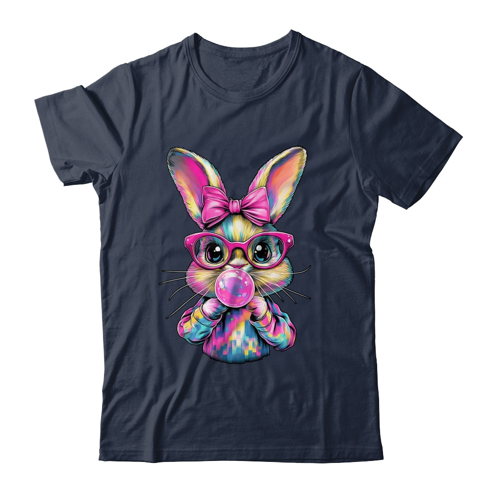 Happy Easter Bunny Coquette Bow Brushstroke Easter Girl Kids Shirt & Sweatshirt | teecentury