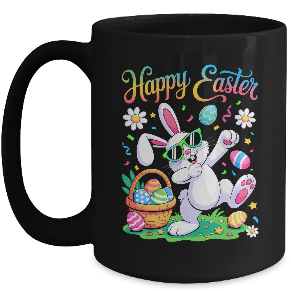 Happy Easter Day For Boys Girls Kids Dabbing Bunny Mug | teecentury