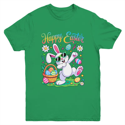 Happy Easter Day For Boys Girls Kids Dabbing Bunny Youth Shirt | teecentury
