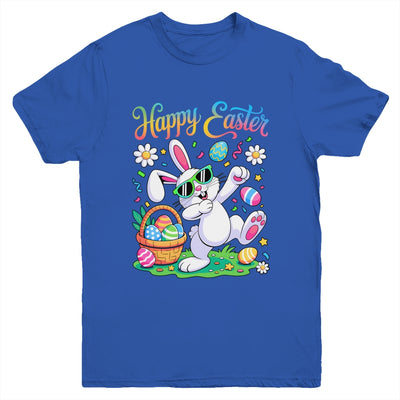 Happy Easter Day For Boys Girls Kids Dabbing Bunny Youth Shirt | teecentury