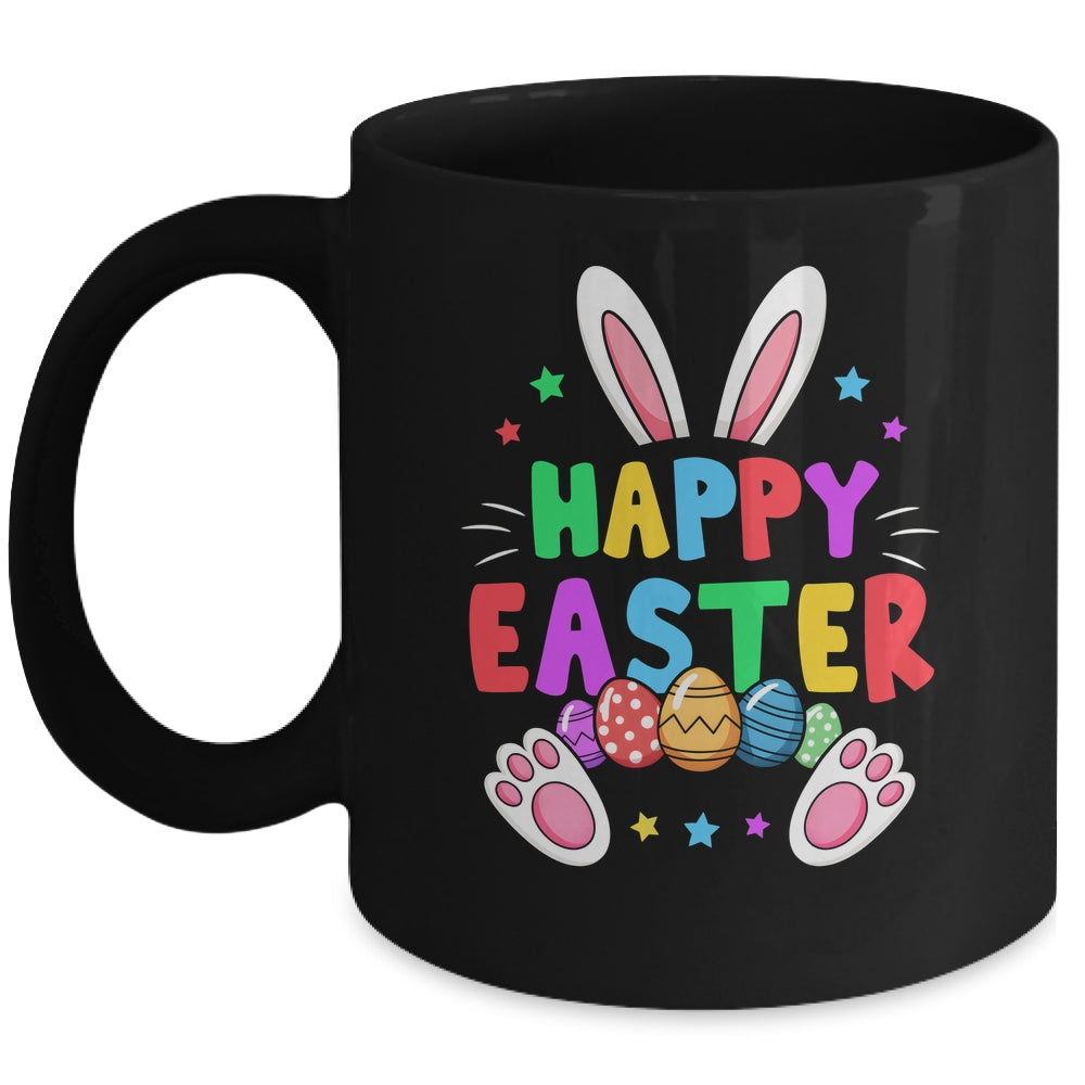 Happy Easter Day Girls Boys Easter Cute Bunny Eggs Mug | teecentury
