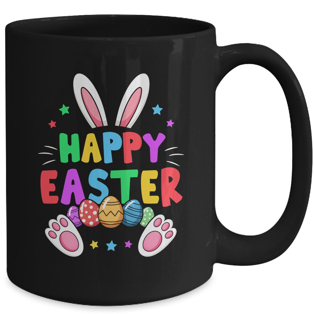 Happy Easter Day Girls Boys Easter Cute Bunny Eggs Mug | teecentury