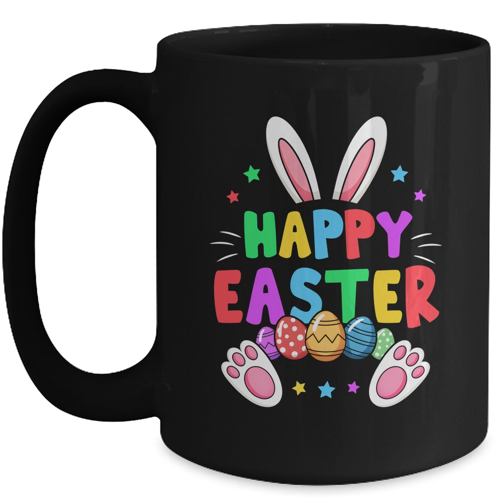 Happy Easter Day Girls Boys Easter Cute Bunny Eggs Mug | teecentury