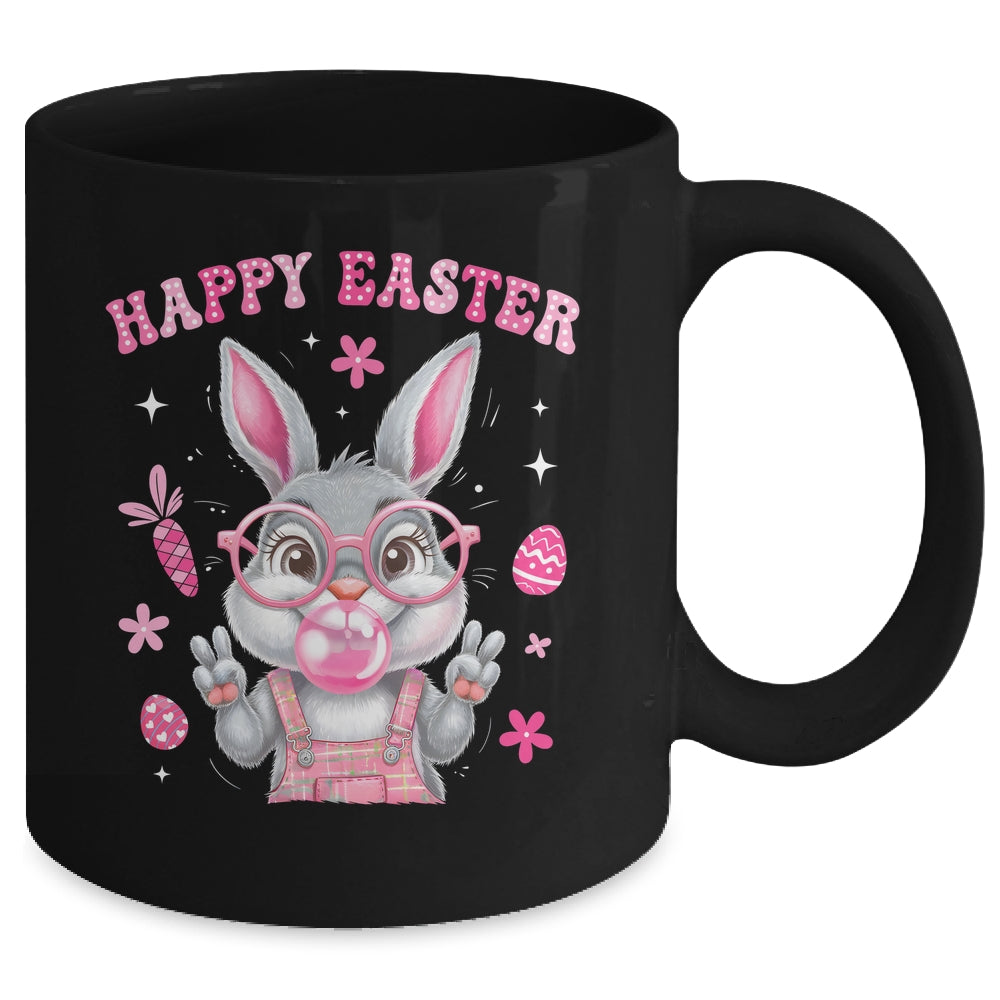 Happy Easter Rabbit Face Bunny Funny Easter Day Women Girls Mug | teecentury