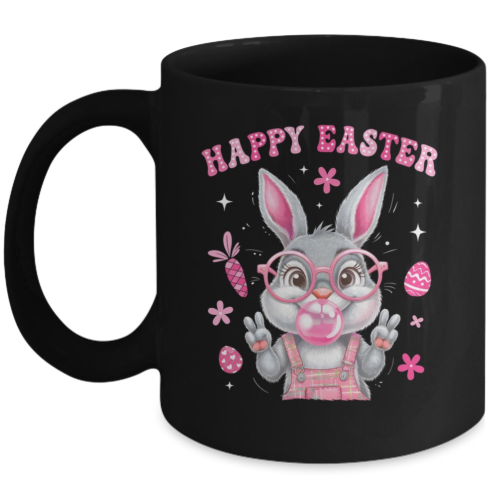 Happy Easter Rabbit Face Bunny Funny Easter Day Women Girls Mug | teecentury