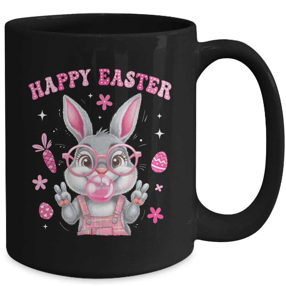 Happy Easter Rabbit Face Bunny Funny Easter Day Women Girls Mug | teecentury