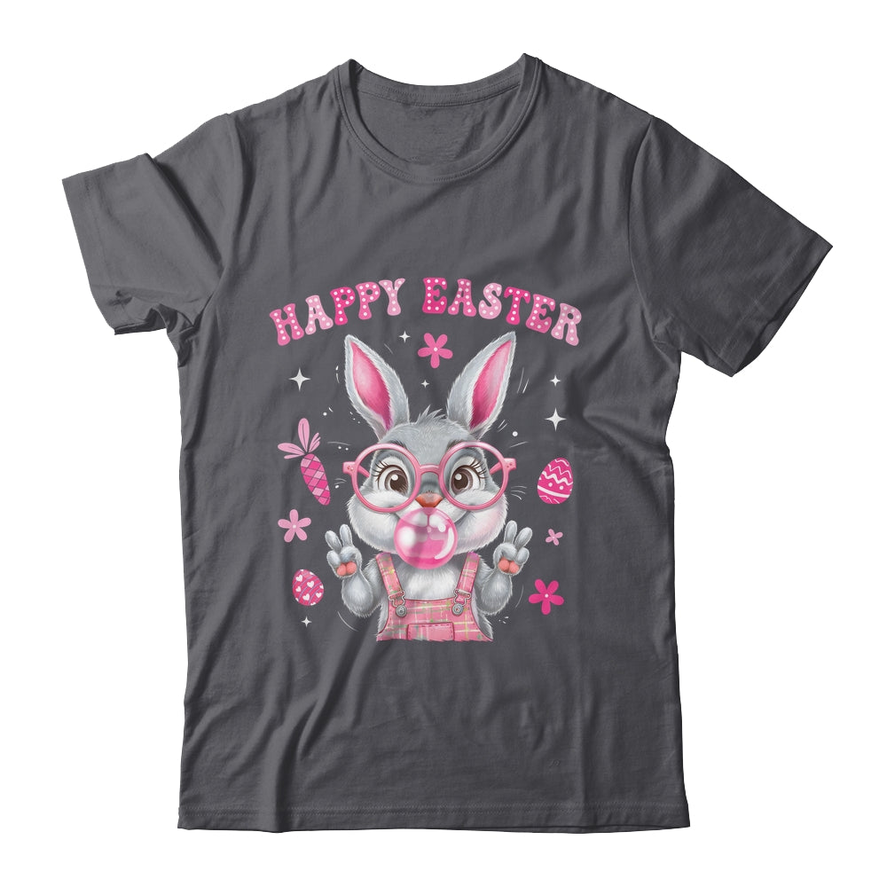 Happy Easter Rabbit Face Bunny Funny Easter Day Women Girls Shirt & Tank Top | teecentury