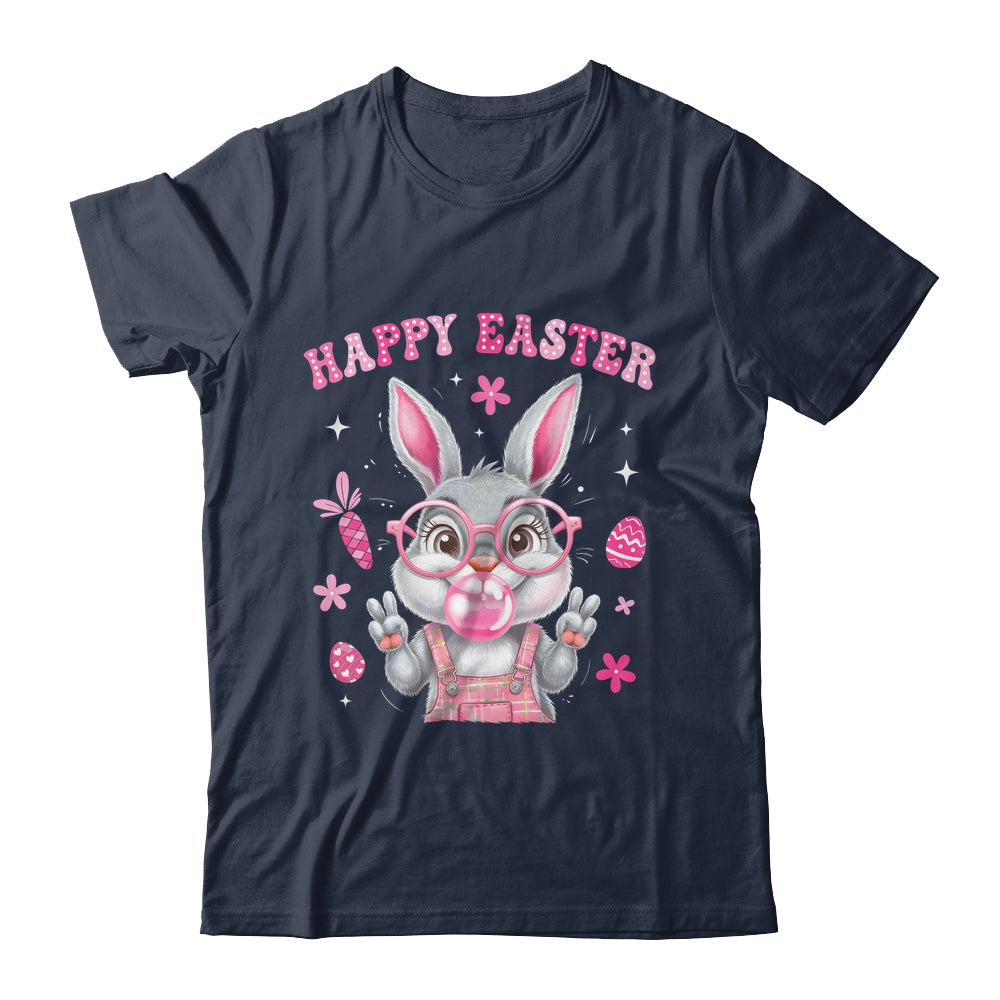 Happy Easter Rabbit Face Bunny Funny Easter Day Women Girls Shirt & Tank Top | teecentury