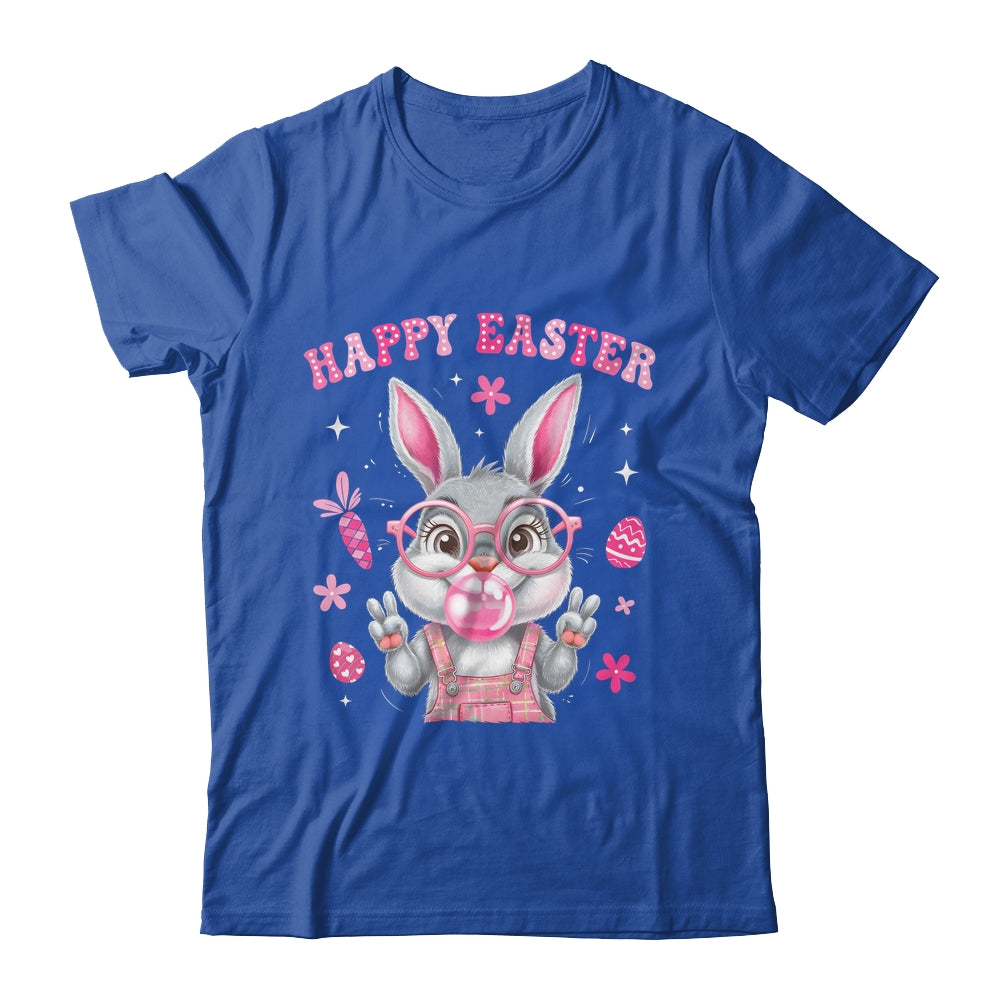 Happy Easter Rabbit Face Bunny Funny Easter Day Women Girls Shirt & Tank Top | teecentury