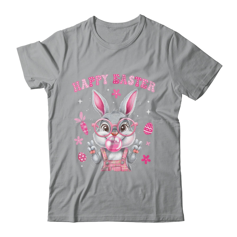 Happy Easter Rabbit Face Bunny Funny Easter Day Women Girls Shirt & Tank Top | teecentury