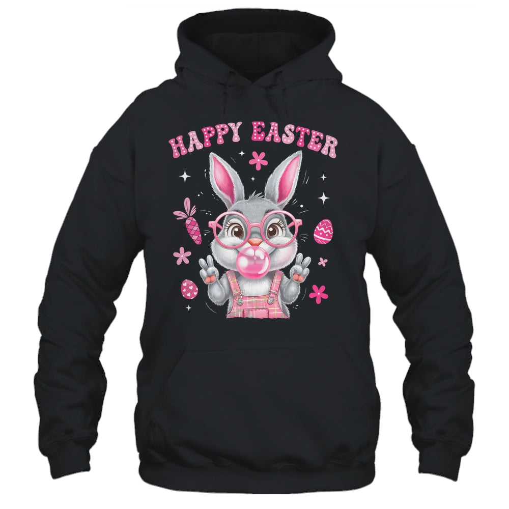 Happy Easter Rabbit Face Bunny Funny Easter Day Women Girls Shirt & Tank Top | teecentury