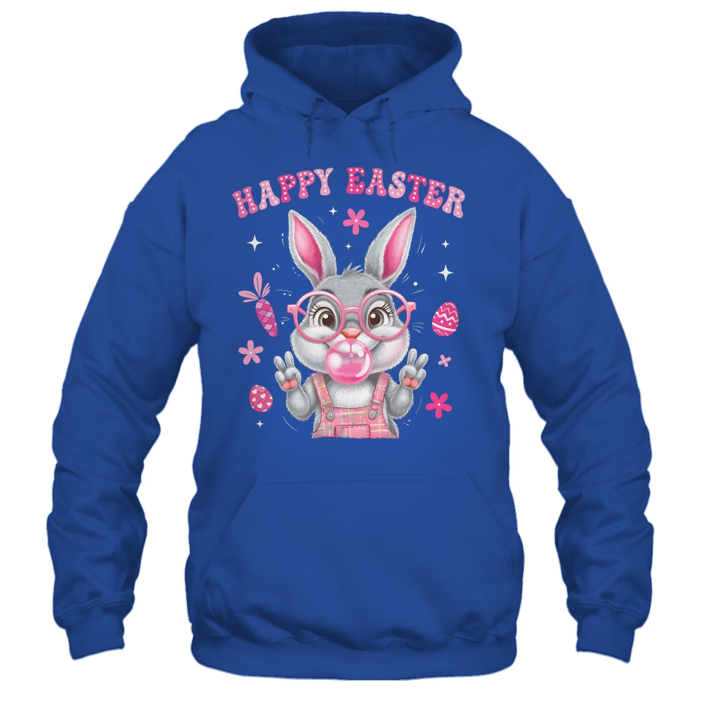 Happy Easter Rabbit Face Bunny Funny Easter Day Women Girls Shirt & Tank Top | teecentury