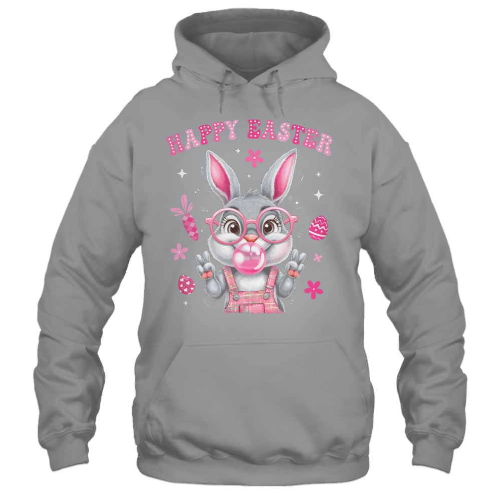 Happy Easter Rabbit Face Bunny Funny Easter Day Women Girls Shirt & Tank Top | teecentury