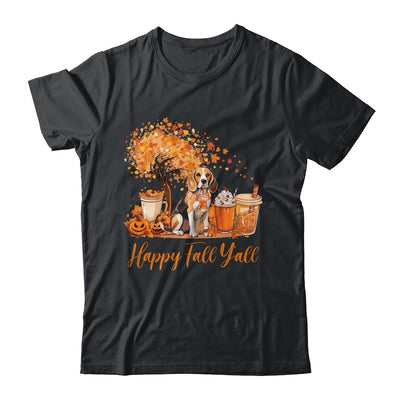 Happy Fall Y'all Beagle Autumn Pumpkin Spice Latte Shirt & Hoodie | teecentury