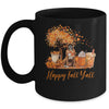 Happy Fall Y'all Boxer Autumn Pumpkin Spice Latte Mug | teecentury