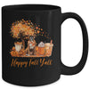 Happy Fall Y'all Boxer Autumn Pumpkin Spice Latte Mug | teecentury