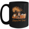 Happy Fall Y'all Boxer Autumn Pumpkin Spice Latte Mug | teecentury