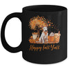 Happy Fall Y'all Bull Terrier Autumn Pumpkin Spice Latte Mug | teecentury